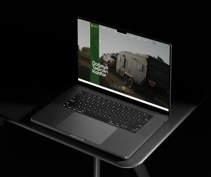 Hunter Caravan dijital proje sunumu
