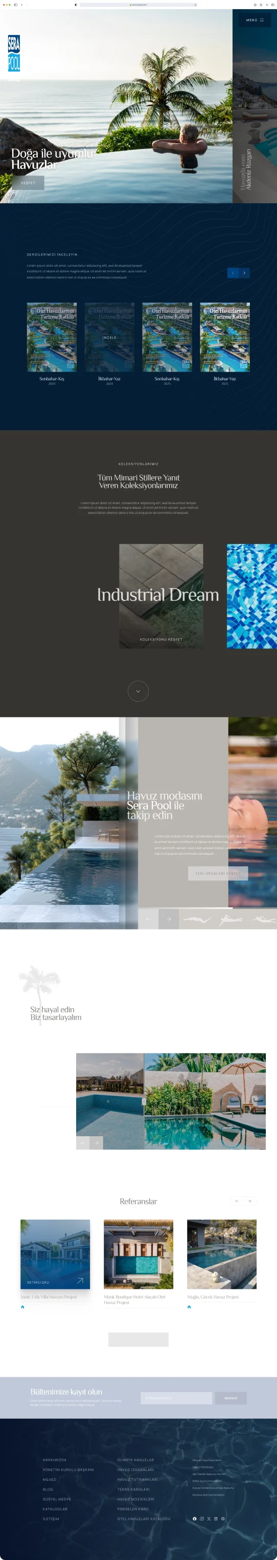 Sera Pool web arayüzü